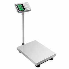 PS300A-300KG 300KG/661lbs LCD Display Personal Floor Postal Platform Scale Multi-function Highly Accurate Measuring Electronic Platform Scale
