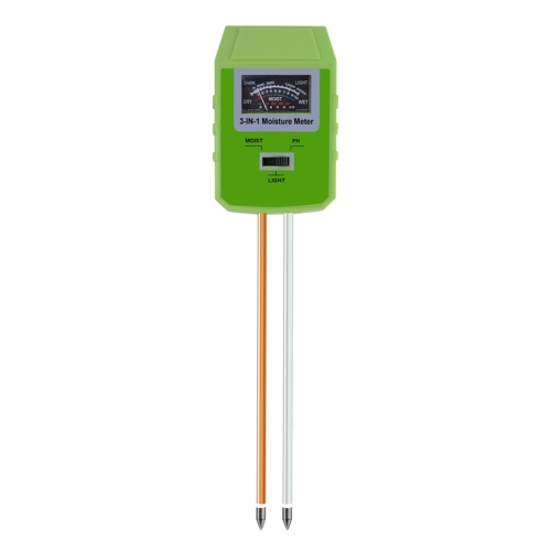 SP-Soil3in1C 3-in-1 Soil PH Meter Soil Moisture/Soil Fertility/Soil PH Soil Detector Garden Flowers Soil Moisture Sensors Garden PH Tester