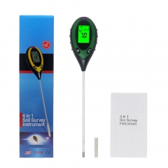 SP-4IN1G 4 In1 Plant Soil PH Meter Moisture Tester Light Analyzer Temperature Sunlight Intensity Measurement Analysis Acidity