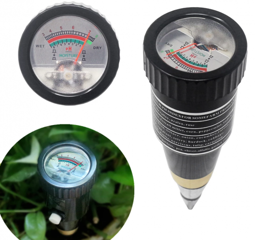 SP-SoilA96 2 in 1 Pen Type PH Meter Soil Acidity Meter Soil Moisture Monitor for Garden PH Tester Hygrometer