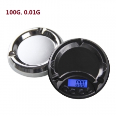 PS44A-100G 100g 0.01g Electronic Digital Scale Ashtray Pocket Jewelry Weighing Carat Balance LCD Display