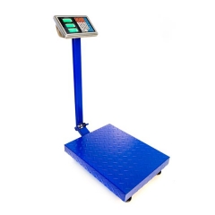 PS301A-300KG 300KG 661lb Personal Floor Postal Electronic Platform Scale Foldable LCD Digital Blue