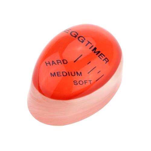 ET-01 Egg Perfect Color Changing Timer Yummy Soft Hard Boiled Eggs Cooking Kitchen Eco-Friendly Resin Egg Timer Red timer tools