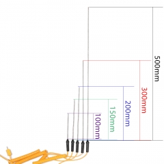 XK-5 Temperature Controller Measuring Tools K-Type Thermocouple 100/150/200/300/500mm Probe Sensor With Wire Cable -50°C To 1200°C