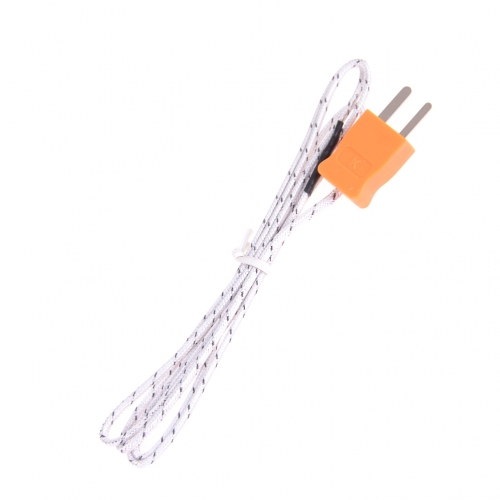 100cm K-type Test Length 1Meter Wire Temperature Thermocouple Sensor Probe Tester line High Quality