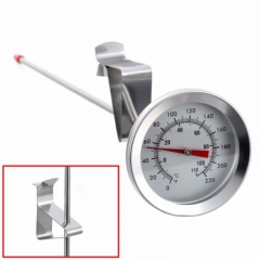 KT-41 12Inch 0-110C Long Probe Food Grade Steel Dial Thermometer For Home Brew Cheese/Making