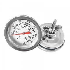 KT-45 Fahrenheit/℃ High Temperature Resistant Oven Thermometers Barbecue BBQ Pit Smoker Grill Thermometer Temperature Gauge Celsius