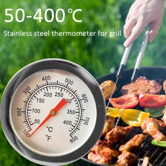 KT-45 Fahrenheit/℃ High Temperature Resistant Oven Thermometers Barbecue BBQ Pit Smoker Grill Thermometer Temperature Gauge Celsius