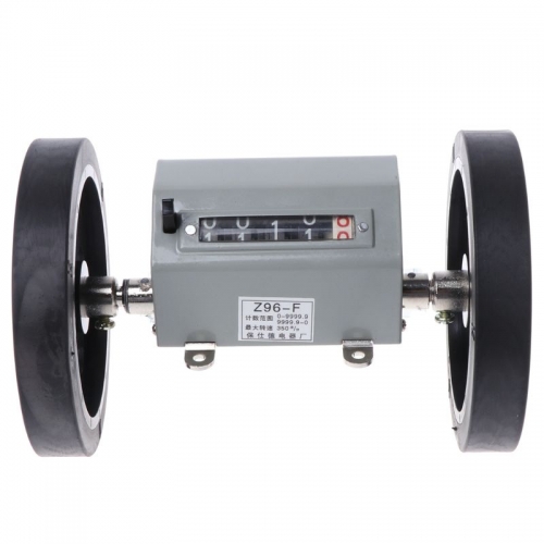 Z96-F Mechanical Length Distance Meter Counter Double Rolling Wheel 0-9999.9m