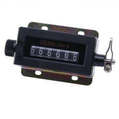 D94-S 0-999999 6 Digit Resettable Mechanical Pulling Count Counter