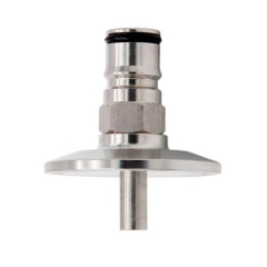 HB-TC01L 1.5"Tri Clamp to Ball Lock Liquid Post, SS304 Sanitary Brewer Fitting, 50.5mm OD ferrule