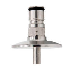 HB-TC01G 1.5"Tri Clamp to Ball Lock Gas Post, SS304 Sanitary Brewer Fitting, 50.5mm OD ferrule