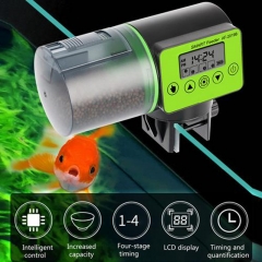 AF-2019B Smart Automatic Fish Feeder Aquarium Feeder Fish Tank Auto Feeding Dispenser with LCD Indicates Timer Aquarium Accessories