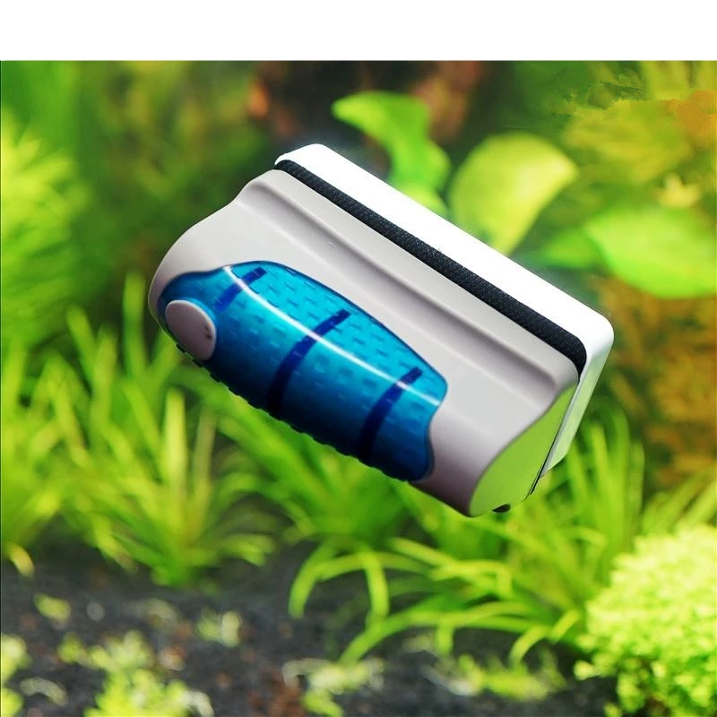 AQ-MB01 Magnetic Aquarium Fish Tank Glass Algae Scraper Cleaner Magnetic Brush Aquarium Tank Fish Aquarium Tools Floating Brush