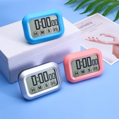 T-201 Touch Screen Kitchen Digital Timer Stopwatch Alarm Clock Magnetic