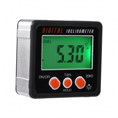 DD-I7434 Digital Inclinometer Electronic Protractor Aluminum Alloy Shell Bevel Box Angle Gauge Meter Measuring tool