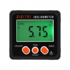 DD-I7434 Digital Inclinometer Electronic Protractor Aluminum Alloy Shell Bevel Box Angle Gauge Meter Measuring tool