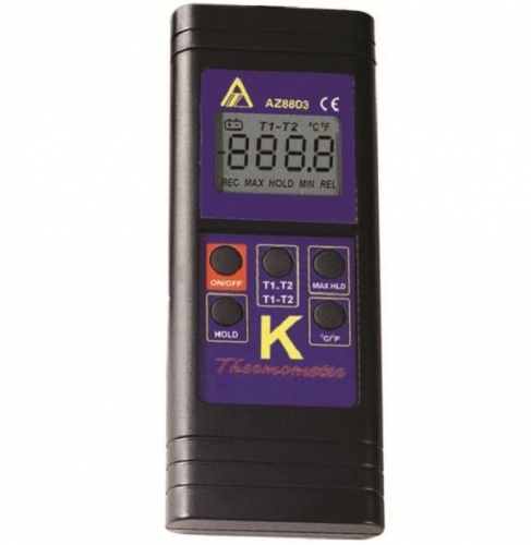 AZ 8803 K Type Thermocouple Thermometer-Dual Channels Input