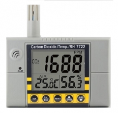 AZ 7722 Wall Mount CO2 Temperature Humidity Monitor Air Quality Meter with Relay Function