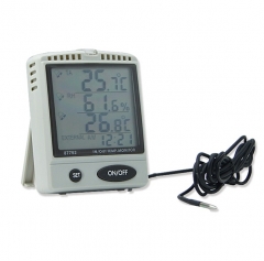 AZ 87792 Large Display IN/OUT Thermo & Humidity Monitor with External Temperature probe