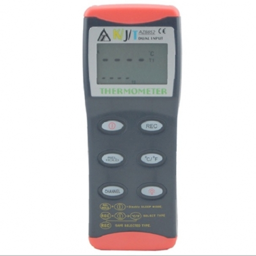 AZ 8852 Type K, J, T Thermocouple Thermometer-Dual Channels Input a