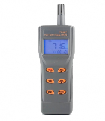 AZ 77597 Combo Portable CO CO2 Temperature Humidity Data Logger