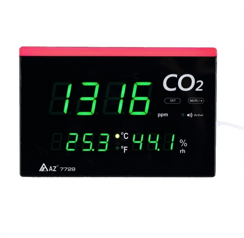 AZ 7729 CO2 Humidity Temp. Monitor