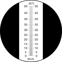 RHB-50 ATC Brix 0-50% optical refractometer