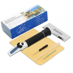 RHBS-10 ATC 0-10% Brix 0-10% salinity 1.000-1.070RI Optical Refractometer