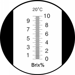 RHB-10 ATC Brix 0-10% optical refractometer