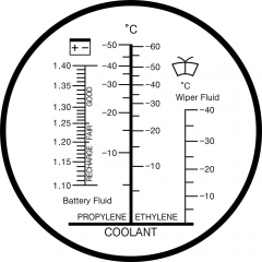 RHA-400 ATC E-60~0℃ P-50~0℃ B1.10-1.40sg W-40~0℃ Optical antifreeze battery Refractometer