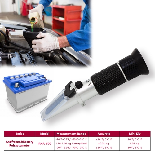 RHA-600 ATC E-70~0℃(-90~32°F) P-60~0℃(-70~32°F) Optical Refractometer