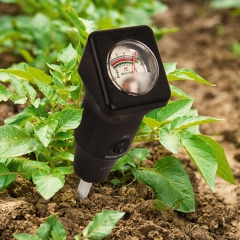 Soil Ph Tester 2 In 1 Digital Meter Humidity Ph Tester With Rigid Probes For Gardening Plants