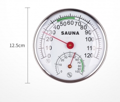 BMT-53 Bi-metal Thermohygrometer Sauna Thermometer 0-120°C  0-100% Humidity