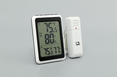 Factory Newest Indoor Outdoor Thermometer Temperature Monitor with USB Charging