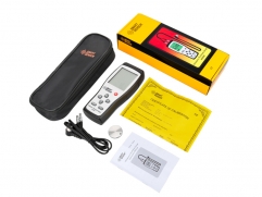 Digital Ultrasonic Thickness Gauge Sound Velocity Meter Metal Depth tester 1.2-225mm Smart Sensor AS840 with LCD display