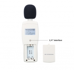 Mini Digital Sound Noise Level Meter / decibel meter Sound pressure level tester 30~130 dBA 35~130dBC db meter SmartSensor