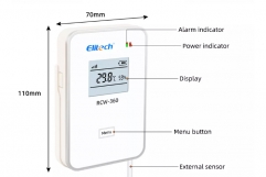 RCW-360 Digital temperature&humidity Data Logger 2G/4G/WIFI connection 24h monitoring for vaccine storage cold storage breeding