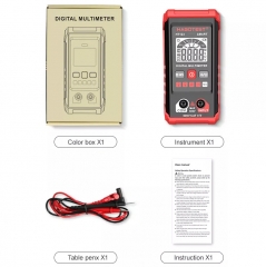 HT123 2000 Counts AC DC Voltage Resistance NCV Small Digital Multimeters For Home