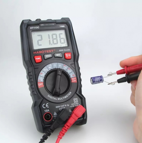 HT113C 600V 10A Auto Range 6000 Counts Diode Test Digital Multimeter