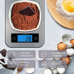 304 stainless steel platform 10kg Digital food kitchen scale