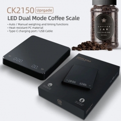 Wholesale LED Display USB Rechargeable Pour-Over Kitchen Weighing Coffee Scale with Automatic Timer