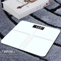 2 Years Warranty USB Charging Tempered Glass Platform Bath Personal Body Weight Digital Bathroom Scale