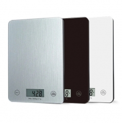 Hot selling LCD display 5kg digital Glass kitchen food weight scale