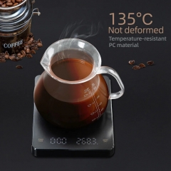 Wholesale LED Display USB Rechargeable Pour-Over Kitchen Weighing Coffee Scale with Automatic Timer