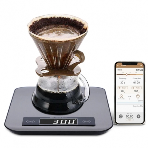 5kg capacity electronic 1g division Bluetooth App coffee food weighing kitchen scale