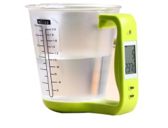 1kg/0.1g 600ml Multi-Functional Kitchen Electronic Scale Measuring Cup Milk Powder Flushing Electronic Measuring Cup Scale