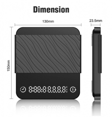 Electronic Coffee Scale With Timer scale touch screen kitchen/bar scale