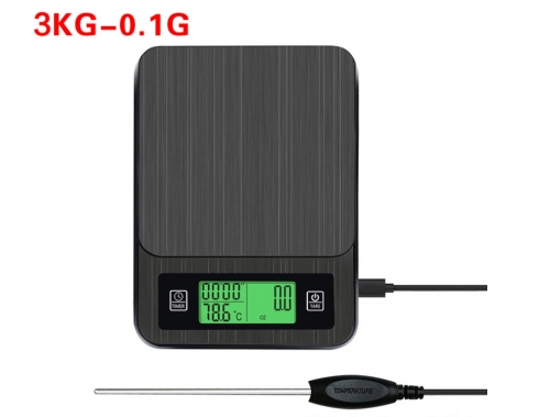 Electronic Coffee Scale With Temperature testing function Kitchen Roasting Scale Gram