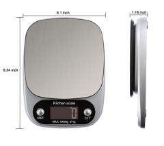 Stainless steel kitchen Electronic scale Baking scale